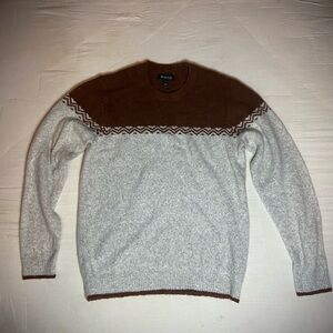 Pendleton Brown and Gray Crewneck Sweater